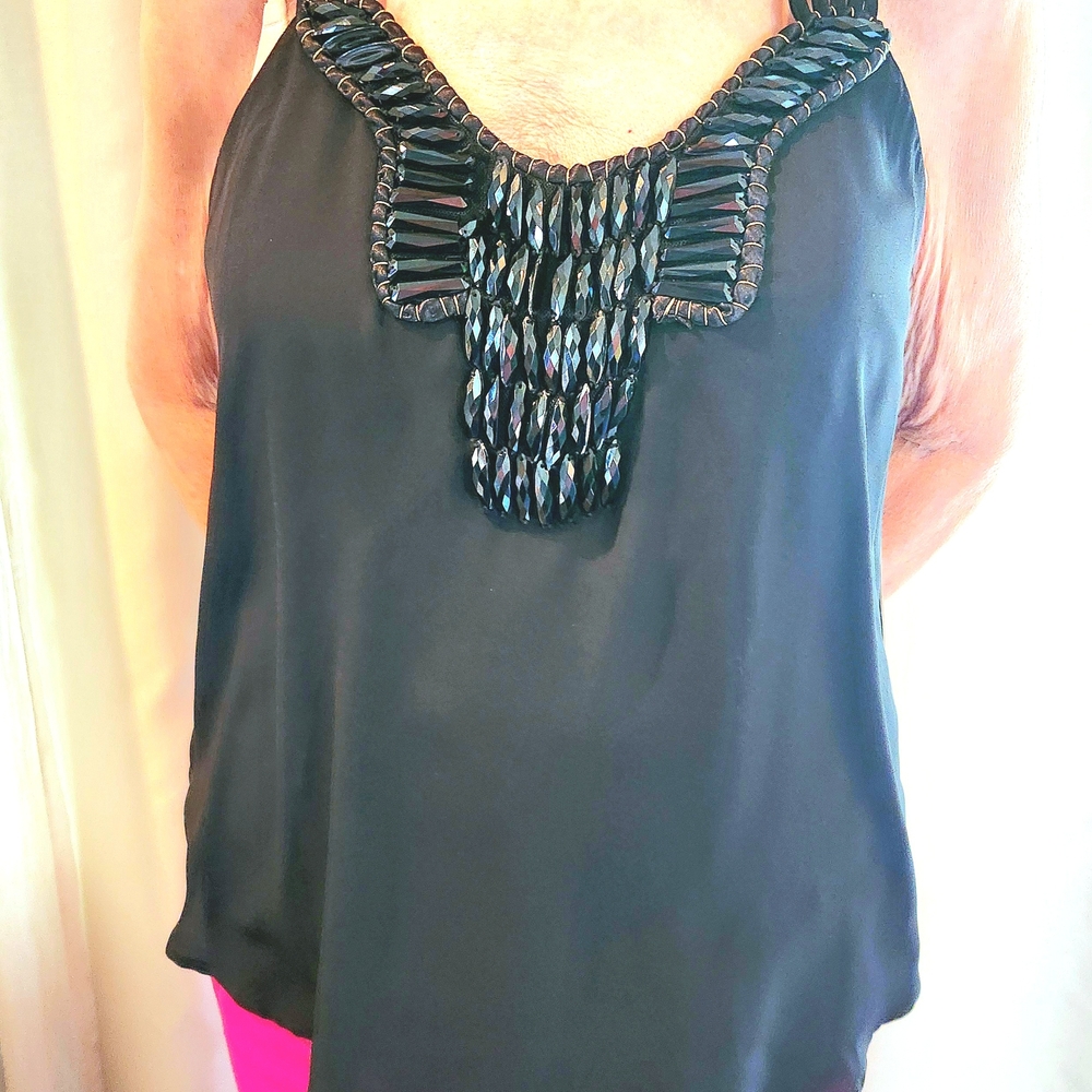 XOXO Gray Sleeveless Embellished Camisole